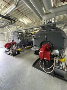 Zwei neue Dampfkesselkörper in Hybridbauweise für die AVO Werke